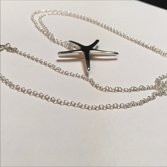 Sterling Silver Starfish on a 30” Chain - Picture 4 of 6